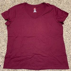 2x Women Hanes Marron